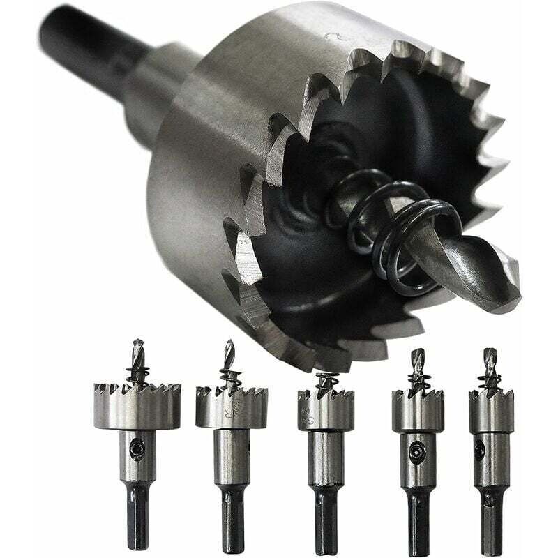 Hss-lochsäge, 5 Bohrer, 16–30 Mm – Kobaltstahl M35 Hrc 64–66 – Für Stahl, Aluminium, Kunststoff – Professionelles Set