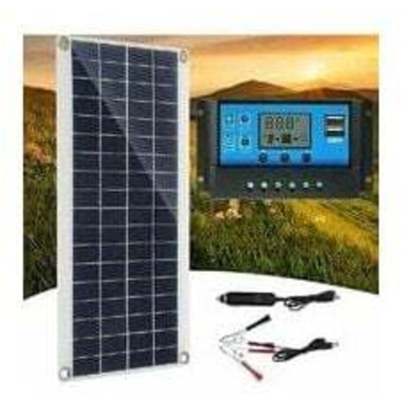 300-w-solarmodul, 12 V, Mit 60-a-solarladeregler-kit, Ideal Für Wohnmobile, Yachten, Outdoor-aktivitäten Und Gartenbeleuchtung.