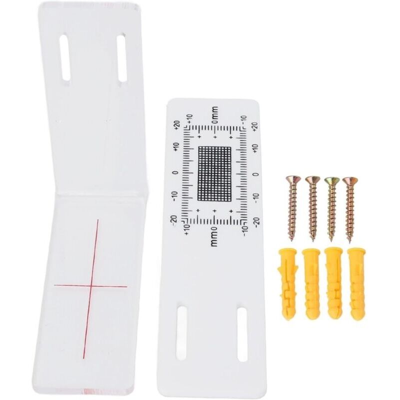 Rissmonitor. Standard-rissmonitor Aus Abs-acryl Für Bauwände Zur Überwachung Von Rissen In Wänden. Dehnungsmessstreifen-monitor