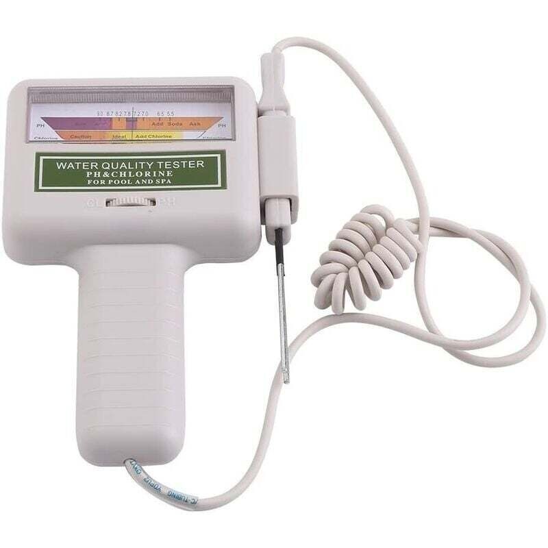 Digitaler Ph- Und Chlortester Für Schwimmbäder – Hochpräziser Wasseranalysator – Großes Display – Einfache Anwendung Für Whirlpools Und Aquarien