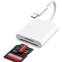 Usb-c Sd-kartenleser, Micro-sd-auf-type-c-adapter, Sd-kameraadapter, Externer Speicherkartenleser Für Iphone 17/16/15, Macbook, Ipad Pro/air, Samsung Galaxy, Android