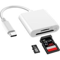 Usb-c-sd-kartenleser, Typ-c-sd-kartenadapter Für Sd/micro-sd, Speicherkartenleser Für Iphone 15, Mac, Ipad Pro/air 2020/2021, Galaxy S21/s22/s23, Xiaomi