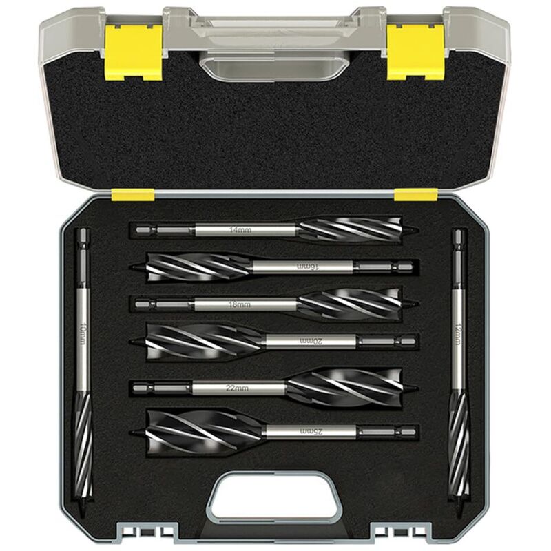 Professionelles Holzbohrer-set Mit Zentrierspitze, Schlangenbohrer Für Holz 10mm/12mm/14mm/16mm/18mm/20mm/22mm/25mm