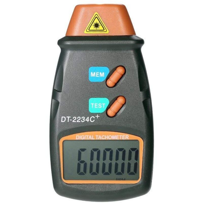 Berührungsloser Digitaler Tachometer Mit Lcd-display, 2,5 Zoll, 99.999 U/min, Mit 3 Reflektierenden Streifen