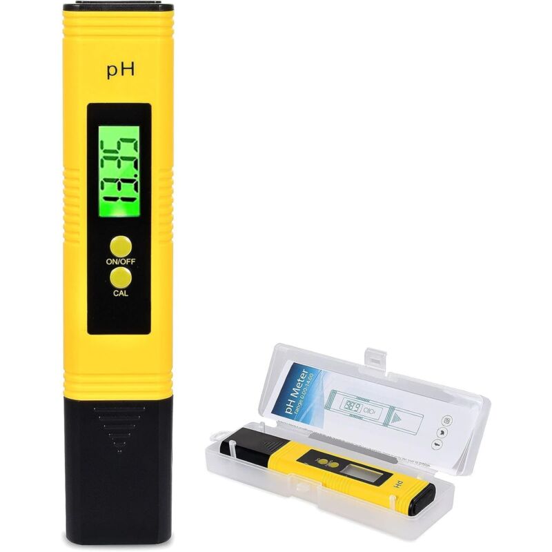 Digitales Ph-meter, Elektronischer Ph-tester, Professioneller Ph-messgerät Mit Lcd-bildschirm, Messbereich Von 0,00 Bis 14,00 Für Trinkwasser, Aquarien Und Hydroponik