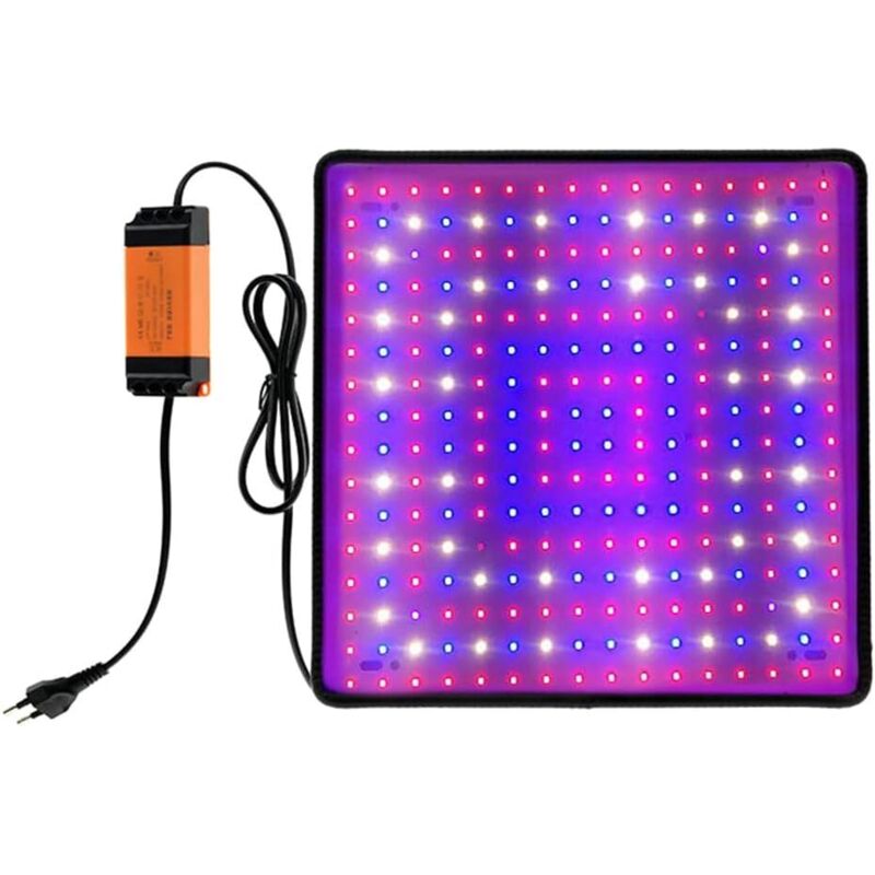 Lampe Led Horticole Croissance Floraison Spectre Complet Lampe Croissance Plante Interieur Avec 256 Leds Et Crochet Led Horticole De Croissance[classe Énergétique A]