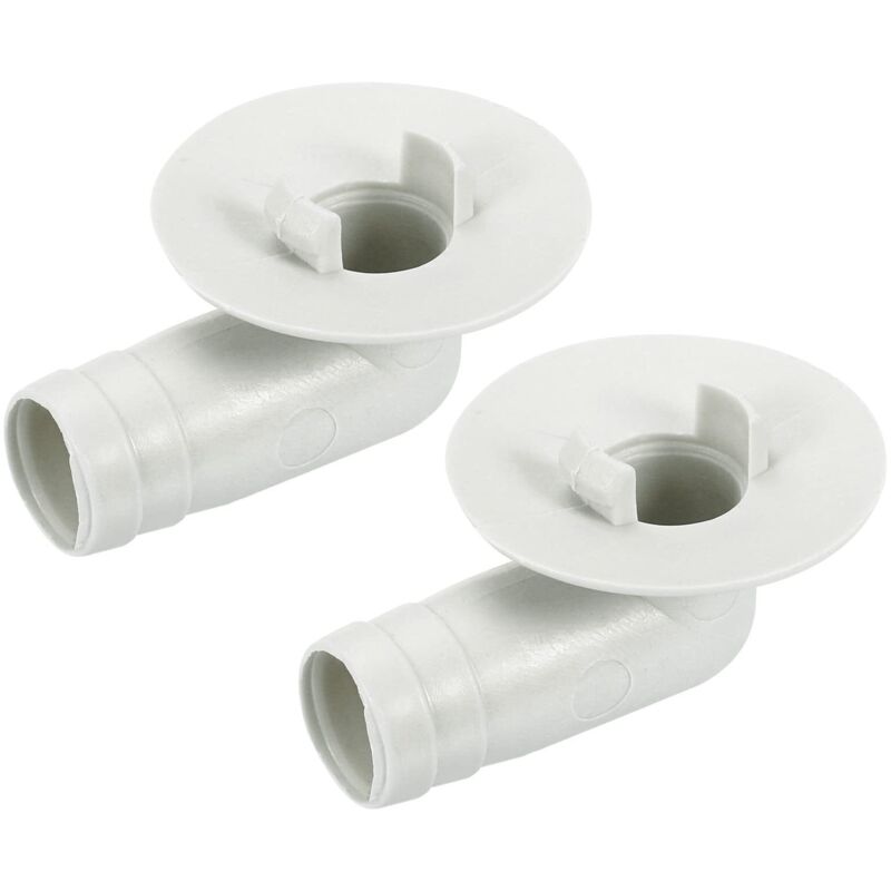 Klimaanlage Abflussschlauch Verbinder 17mm Rohr Winkelstück Ersatzteil Zubehör Für Mini-split Fenster-klimaanlage, Beige 2er-pack