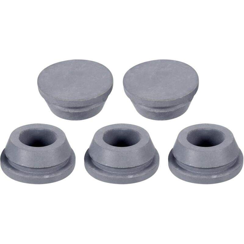 Klimaanlagen-ablassstopfen 18 Mm Gummi Ersatzstopfen Zubehör Für Mini-split-fenster-klimaanlage, Grau 5er-pack