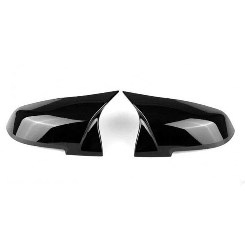Spiegelkappe In Glänzendem Schwarz Für Bmw F20 F21 F22 F30 F32 F36 F87 M3 – Ästhetischer Schutz – Einfache Installation – Kunststoffmaterial