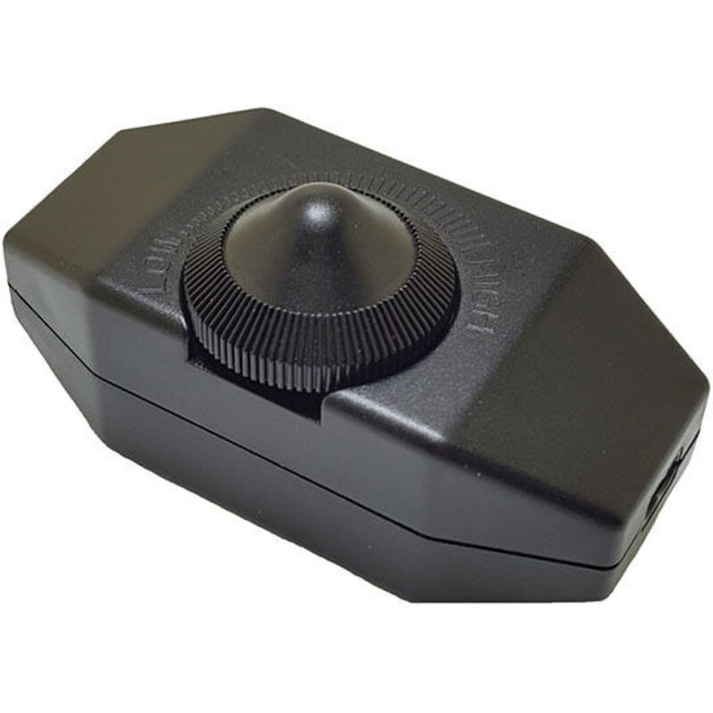 Dimmbarer Led-dimmer 220v – Drehschalter Ein/aus – Kompatibel Mit Led- Und Glühlampen – Schwarz