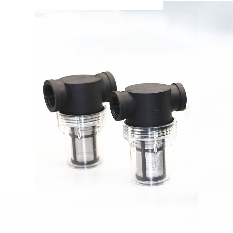 2er-pack Hahnanschluss Für 1000-liter-ibc-tanks. Gartenschlauchverschraubung Für Regensammler Mit Filterfunktion. S60x6 Ibc-wassertankadapter (3/4''-filter An Beiden Auslässen)