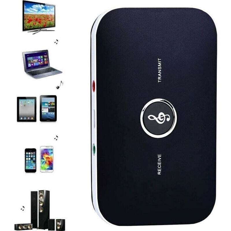 2-in-1 Bluetooth-sender Und -empfänger – Kabelloses 3,5-mm-audio – Reichweite 10 M – Kompatibel Mit Android Und Ios – Hifi-stereo-sound