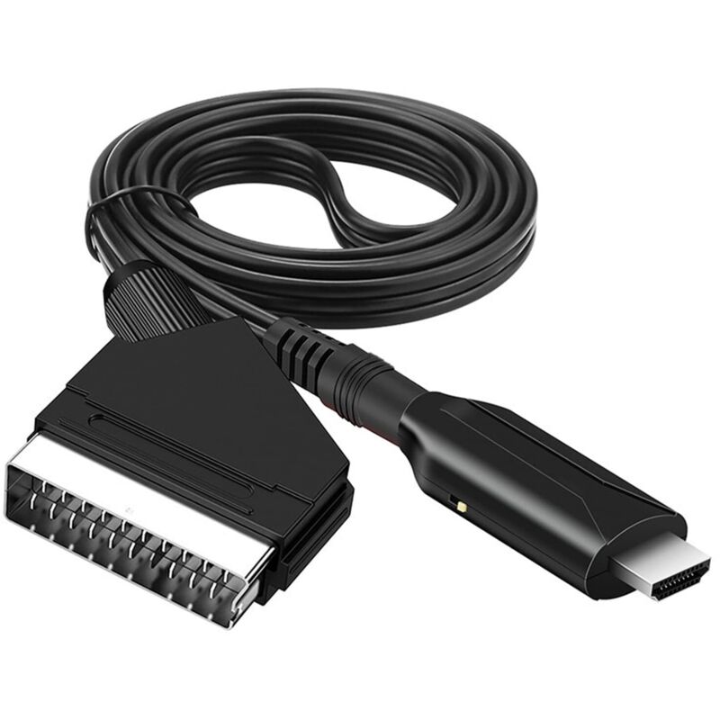 Scart-zu-hdmi-kabel – Scart-auf-hdmi-adapter – All-in-one-scart-audio-/videokonverter Zu Hdmi 1080p/720p