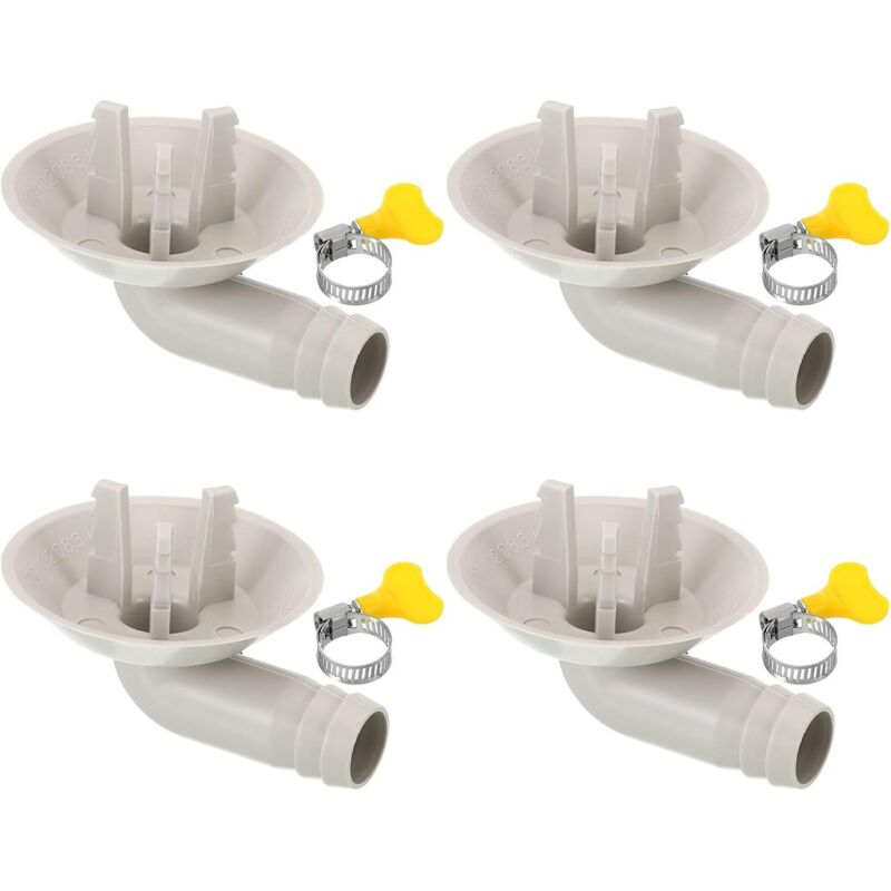25 Mm Abflussschlauch-anschluss Für Klimaanlage, 4 Stück Universelle Abflussverbinder Mit Schlauchklemme Für Fenster- Und Mini-split-klimageräte