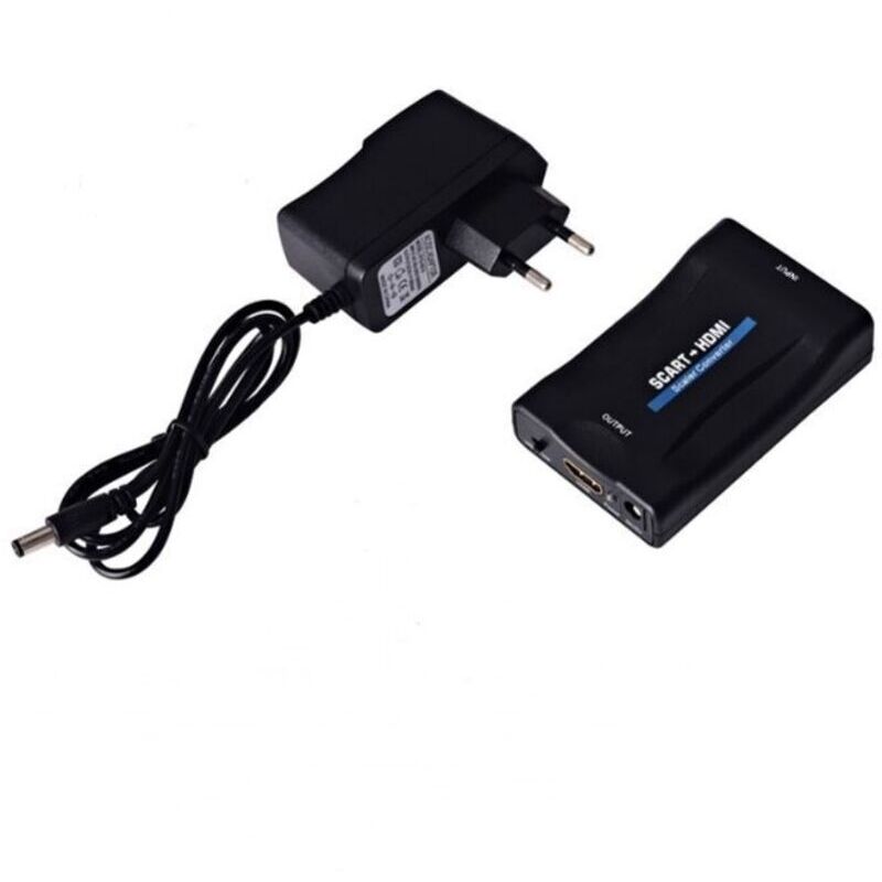 Angebot Spannungswandler Scart Auf Hdmi 1080p 60hz Adapter Scart Plug-and-play Analog-zu-digital Wandler Video-audio-adapter