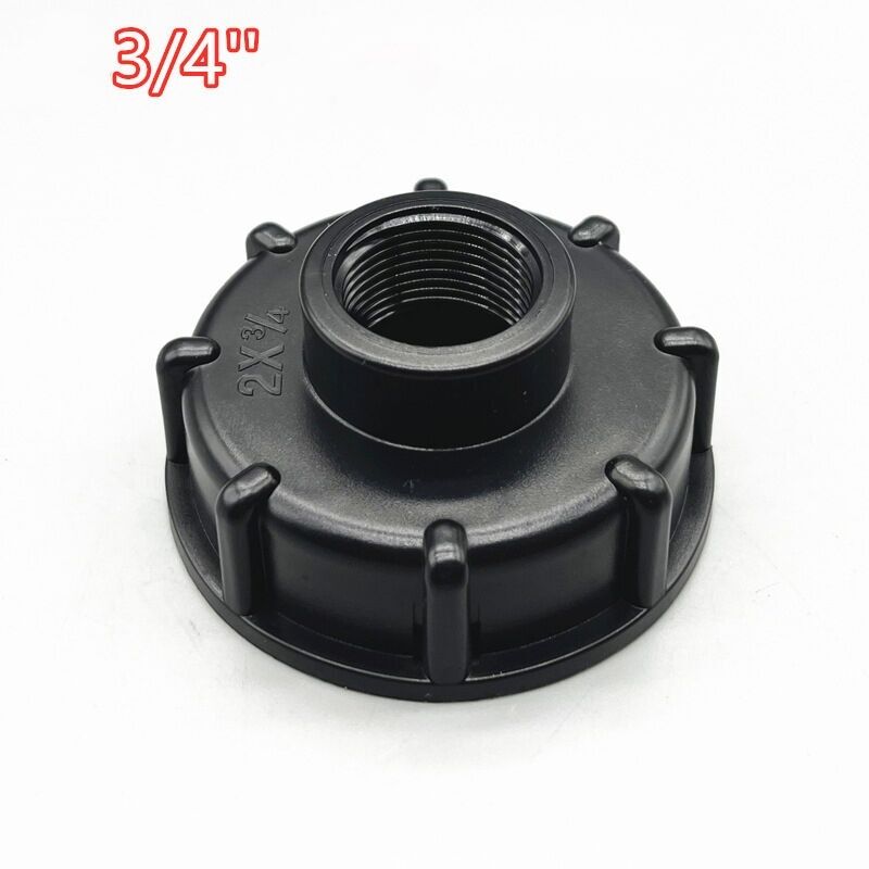Ibc-adapter Verschlusskappe S60x6 Für 1000-liter-container. 3/4 Zoll (außenversion Konvex, 6-punkt (3/4"), Verstärkt)