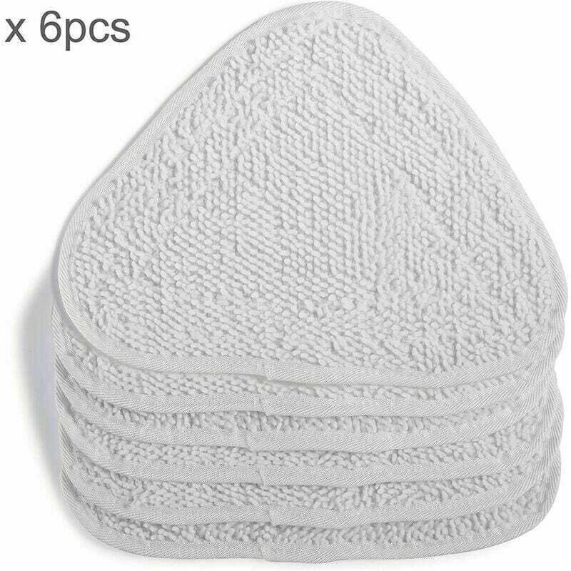 6x Ersatzbezüge Für Vileda Steam Dampfreiniger, Ersatzbezug 100 Hot Spray Mop. Familienpackung. Weiß.
