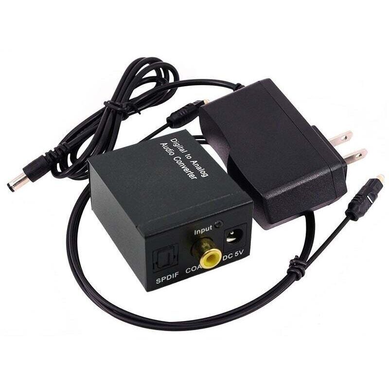 Digitaler Audio-zu-analog-wandler, Koaxial/optisch (toslink) Zu Analog Rca L/r, Audio-konverter Mit Verstärker