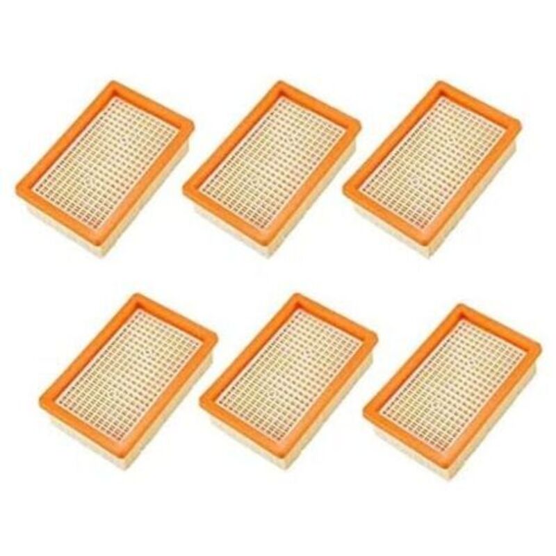 6er-pack Filter Für Kärcher Staubsauger Mv4 Mv5 Mv6 Wd4 Wd5 Wd6, Ersatzteile Hepa-filter