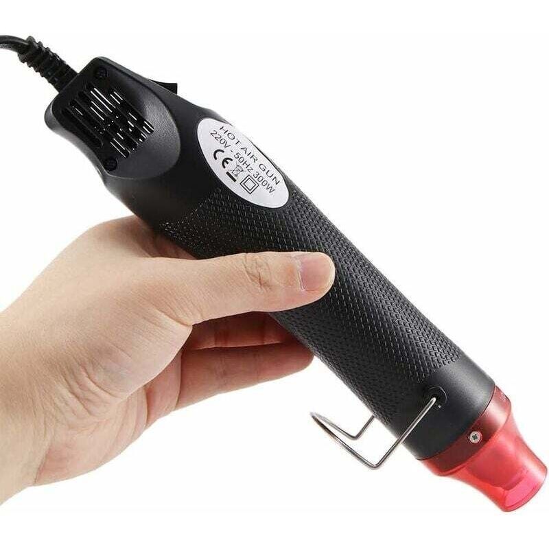 Tragbarer Heißluftpistole 300w Hochtemperatur-wärmepistole Für Basteln Und Schrumpffolien-prägung Oder Trocknen