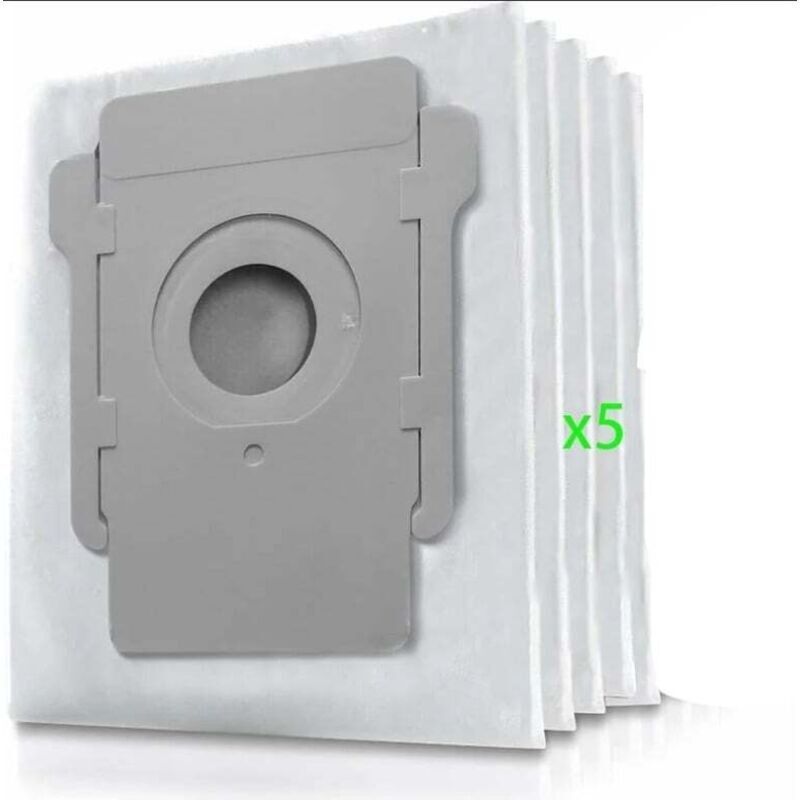 5 Stück Staubbeutel Für Irobot Roomba I7, Ersatz-staubsäcke Für Saugroboter Irobot Roomba I7 I7+ / I7 Plus E5 E6 E7 S9 S9+