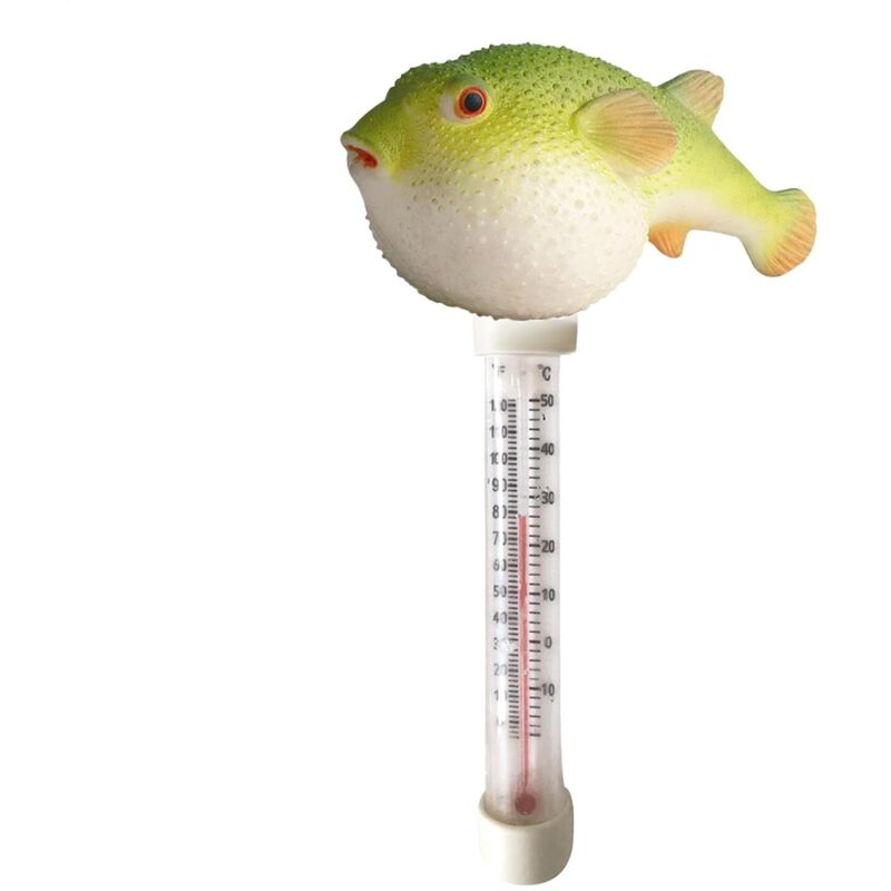 Schwimmendes Poolthermometer Wassertemperaturmesser Mit Meerestier-design Für Innen- Und Außenbereich Mit Kugelfisch-thermometer
