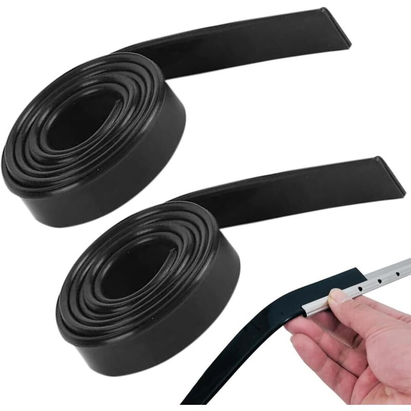 2 X Ersatz-gummilippe Für Rakel, Kompatibel Mit Silikon-glasrakeln, Abziehbar Und Flexibel, Ideal Für Die Glasreinigung (105 Cm)