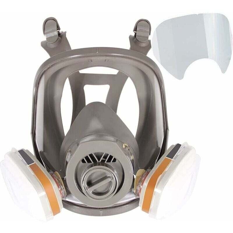 Vollmaske Für Farbe Und Staub – Organische Dampffiltration – Dichtes Design – Standardanschlüsse 40 Mm Und Bajonett