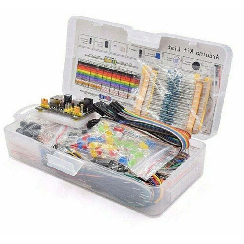 Elektronik-bauteile-set, 830 Verbindungspunkte, Widerstandskabel, Breadboard Für Arduino R3, Starter-kit Für Anfänger