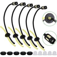 5 Stück Universelle Benzinzuführleitung Für Rasentrimmer, Kraftstoffschlauch-set Für Rasenmäher Mit Kraftstofffilter, Ansaugblase Und Tankfilter