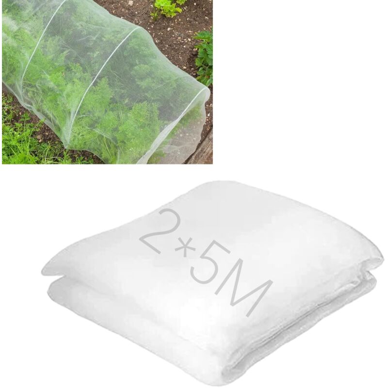 Vielseitiges Schutznetz Für Den Garten 2x5m – Feinmaschig Gegen Insekten Und Vögel, Pflanzenschutz Für Gemüse, Obst & Blumen – Leicht Zuschneidbar, Ideal Für Gemüsegärten