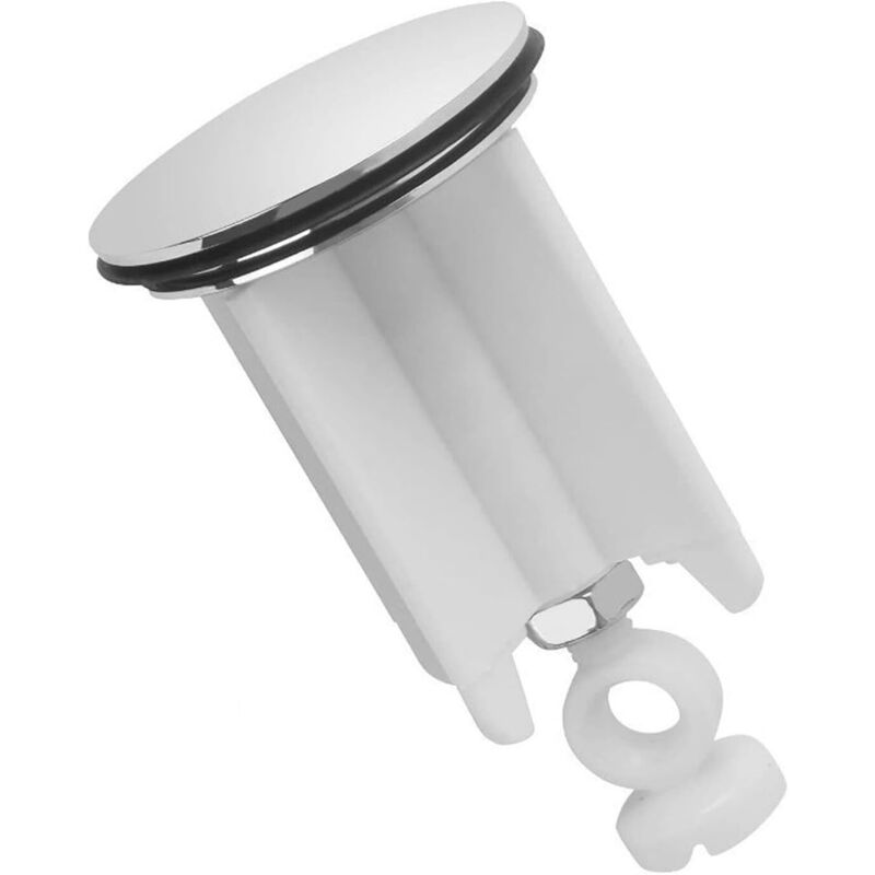 Pop-up-abflussstopfen 40 Mm – Universeller Ersatzstopfen Für Waschbecken In Bad Und Küche – Höhenverstellbar, Chromfinish, Langlebig Und Wiederverwendbar