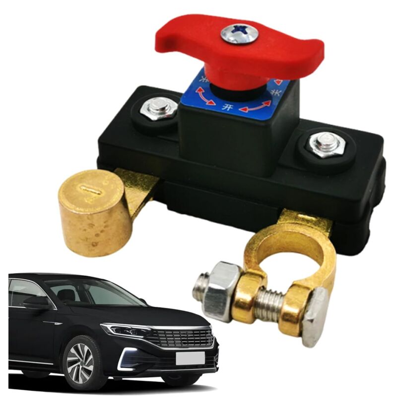 Batterietrennschalter, Schneller Trennschalter 12v 24v Für Autobatterie, Sicherheitsausrüstung Gegen Auslaufen Beim Parken Und Reisen, Kupfer