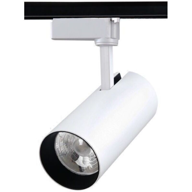 Led-schienenstrahler. Hochleistungs-cob-schienenbeleuchtung. Schienenbeleuchtung Geeignet Für Einkaufszentren Und Supermärkte (warmweißes Licht-3000k. 30w, Modisch)
