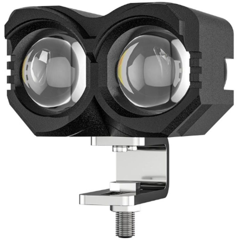 Zweifarbiger Led-scheinwerfer Für Motorräder. Fern- Und Abblendlicht. Superhelles 2-licht-20w-led-arbeitslicht Für Autos, Hochleistungs-laser