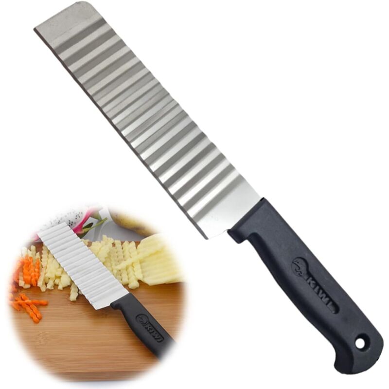 1 Wellenschneidemesser, Crinkle Cutter, Wellenmesser Für Kartoffeln, Edelstahl-wellenschneider Für Obst, Gemüse Und Kartoffeln