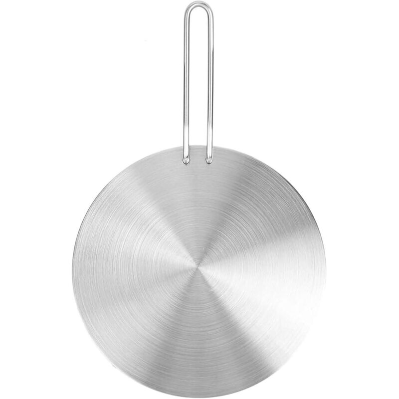 Wärmeleitplatte Aus Edelstahl, Induktionsadapter-platte, Kochplatten-adapter Für Elektrische Und Gasherde, Geeignet Für Eisenpfannen (24 Cm)