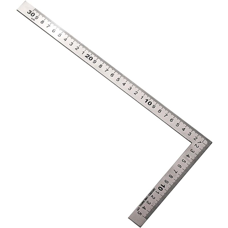 Equerre Couture, Equerre Aus Edelstahl, Winkelmaß 150×300 Mm, Rechter Winkel 90 Grad, Edelstahl-winkelmaß Für Präzisionsarbeiten, Professionelle Messung, Bauwesen