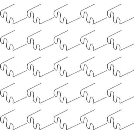 Vorgeschnittene Heißklammern (0,8 Mm) Für Die Reparatur Von Stoßstangen Und Karosserien (500 Klammern). 500 Schweißstäbe. Vorgeschnittene, 0,8 Mm Gewellte Klammern.