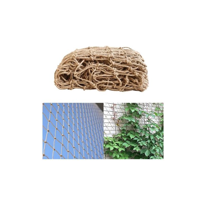 Kompostierbares Jute-stütznetz Für Kletterpflanzen, Z. B. Für Klettergemüse, 2 M X 5 M