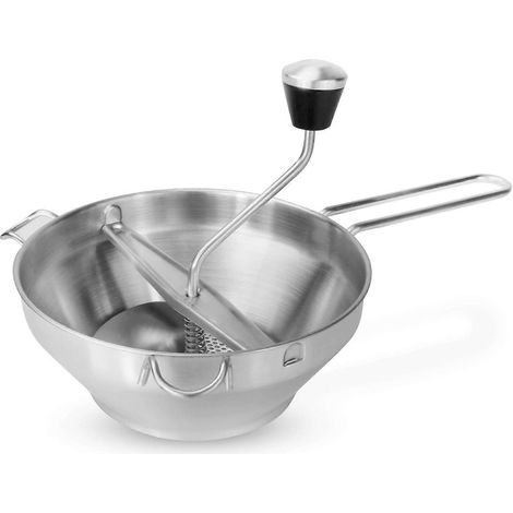 Gemüsemühle Aus Edelstahl, Tomatenpresse, Passiermühle, Gemüseschneider, Kartoffelstampfer, Pürierstab, Spülmaschinenfest