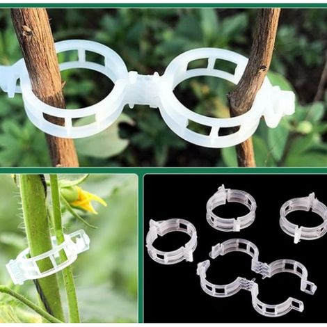 200 Sets Wiederverwendbarer Pflanzenclips Aus Kunststoff