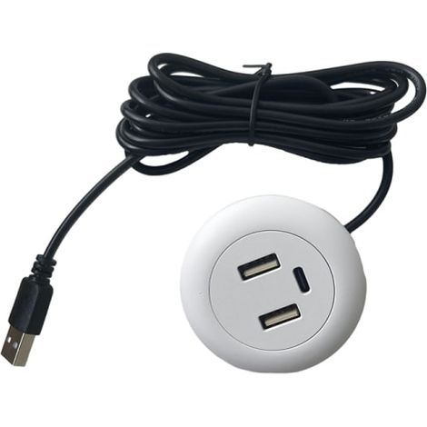 Integriertes Usb-typ-c-tischladegerät, Möbelstecker