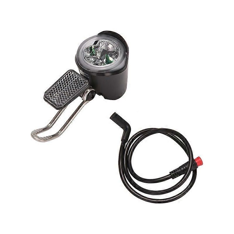 Wasserdichte Led-frontleuchte Für Elektrofahrräder (6v, 12v, 24v, 36v, 48v, 60v) Mit Wasserdichtem Stecker.