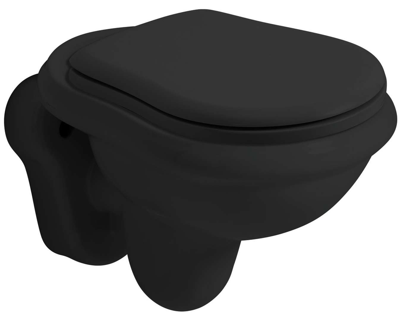Sapho Kerasan Retro - Wand-wc, Mattschwarz 101531