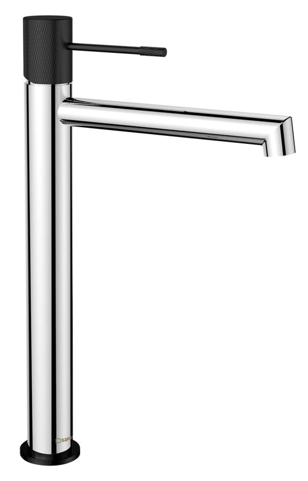 Sapho Solaris - Waschtischarmatur, Chrom/mattschwarz Wd006cb