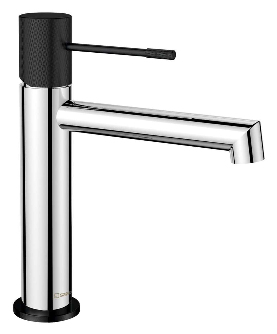 Sapho Solaris - Waschtischarmatur, Chrom/mattschwarz Wd002cb