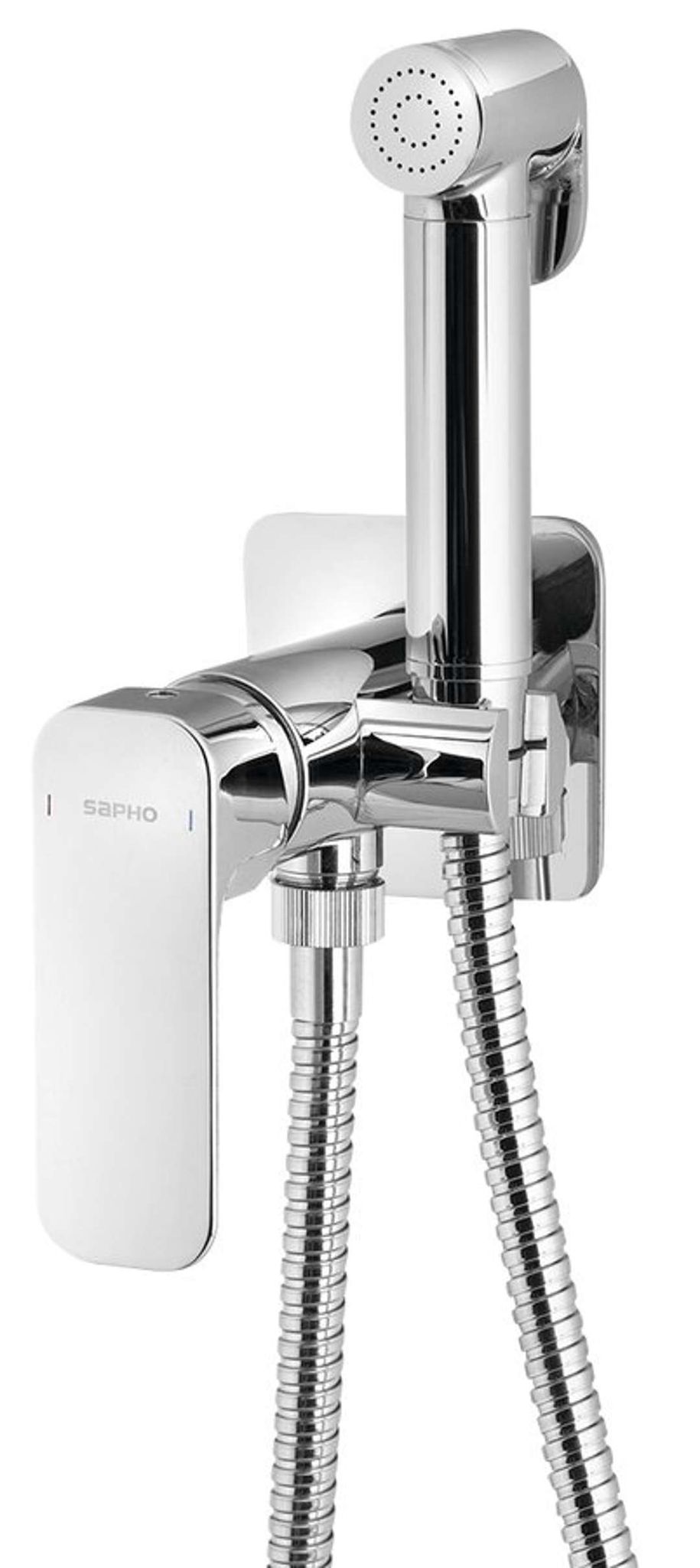 Sapho Spy - Unterputz-bidetarmatur Mit Stop-dusche, Chrom Py13