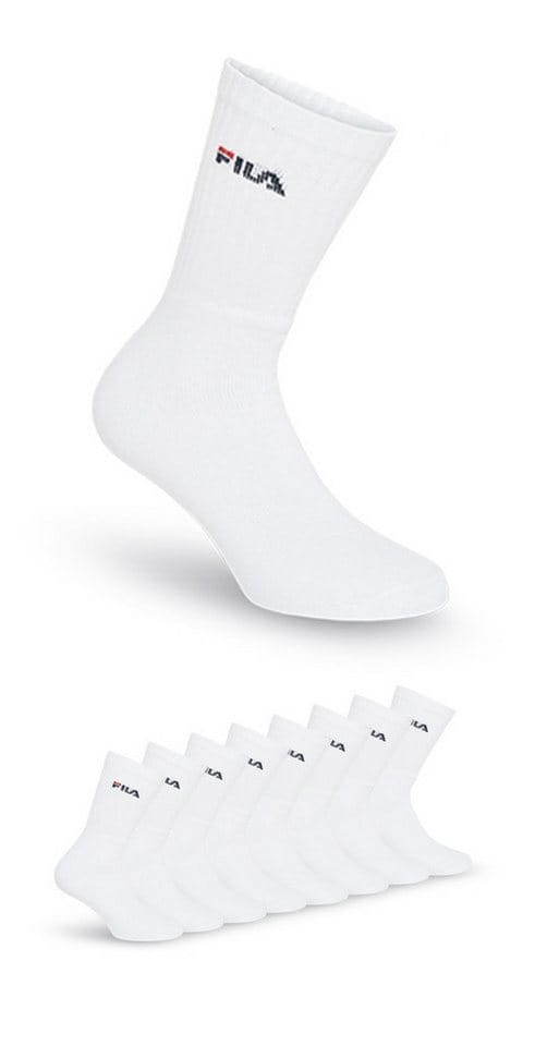 Fila Tennissocken UNISEX CREW TENNIS FULL TERRY SOCKS (9 Paar) mit eingestrickem Logo