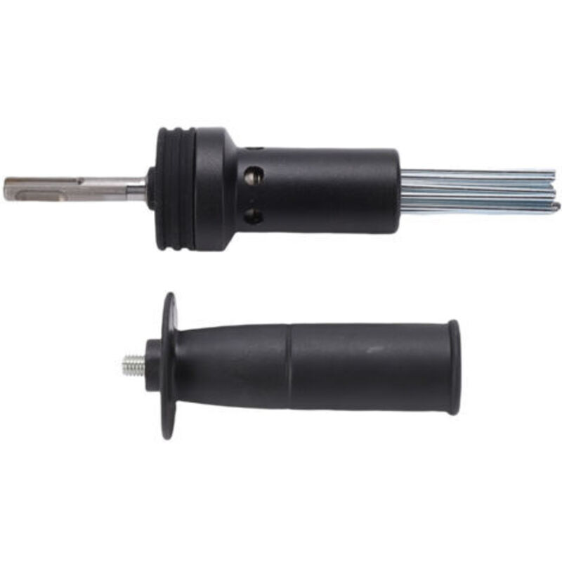 Entkalkungszubehör Mit Nadeln Für Elektrohämmer, Runde Stange, Adapter Mit 2 Löchern Und 2 Schlitzen, Aus Legiertem Stahl, Zur Entfernung Von Farbe, Rost, Schmutz Und Staub